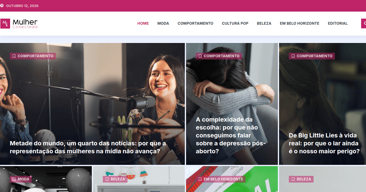 Portal editorial feminino: do briefing ao ar em 3 dias
